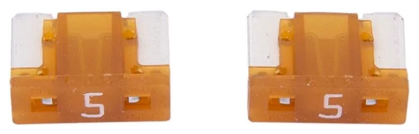 MINI-FUSE 5A 2 PCS DRAYELHAUS. Brun clair à profil bas