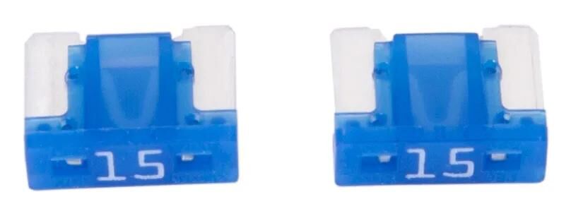 MINI-FUSE DOSHELHAUS 15A 2 PCS. Bleu clair profil