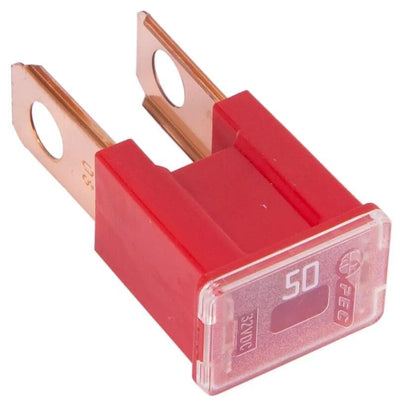 Bloc de robelhaus fusible type 50a mâle rouge