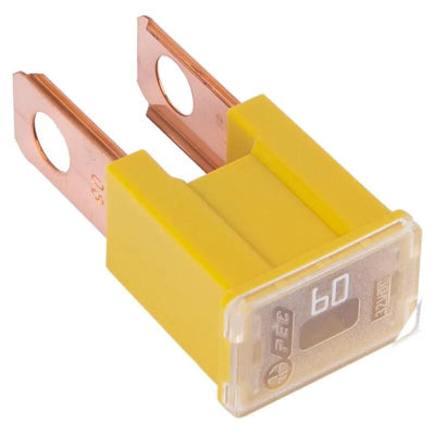 Bloc de robelhaus Fuse Type 60a Male Jaune