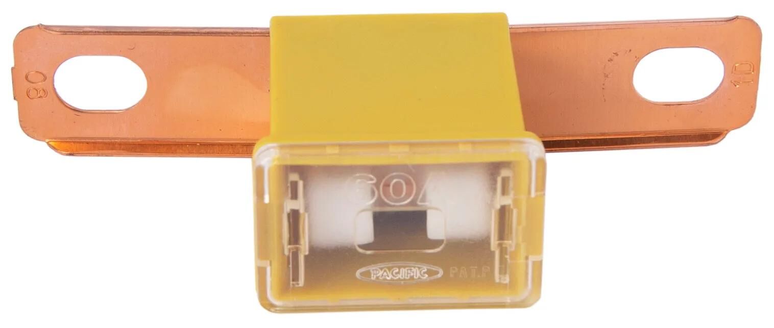 Fusible de la robelhaus 6 60A Bent C m. Connexion à vis Yello