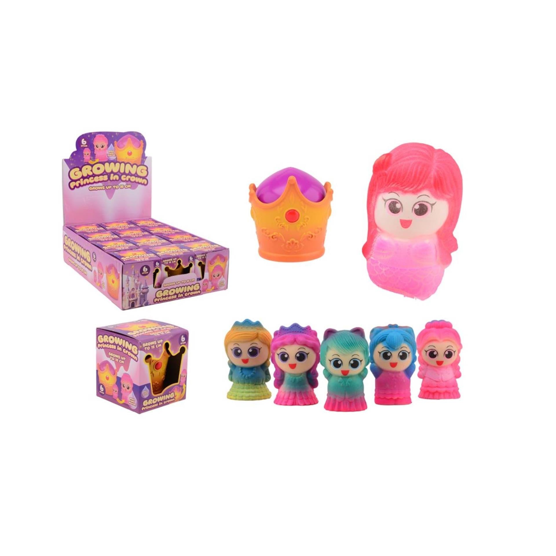 Figure de princesse croissante en couronne