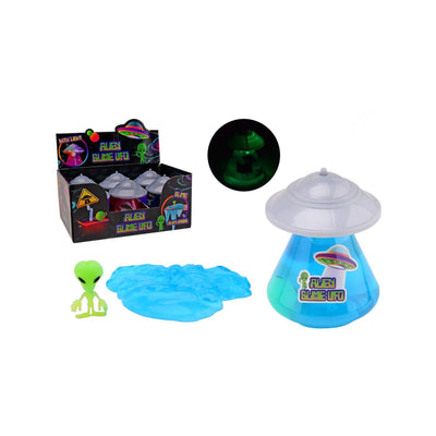 Johntoy ovni slime avec lumière et lueur dans le noir extraterrestre