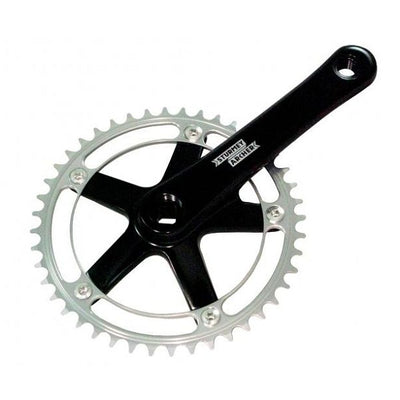 Sturmeyarcher Crankkel 44t Sturmey Archer FCT64 avec un bras de manivelle de 170 mm argent noir