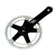 Sturmeyarcher Crankkel 44t Sturmey Archer FCT64 avec un bras de manivelle de 170 mm argent noir