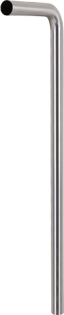 Tube de sol Differnz chrome mat - acier inoxydable durable - 32 mm - 750 x 220 mm