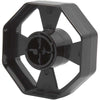 Roue porte-ruban adhésif Creativ company, d 7,5 cm, l: 25 mm, noir, 1 pièce