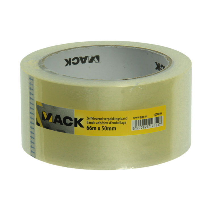 Mack 1000866 - ruban d'emballage trsp 66mx50mm | 36 pièces