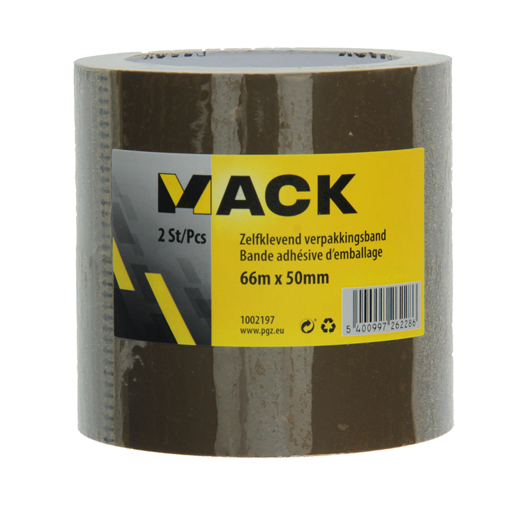 Mack 1002197 - jeu de ruban d'emballage 50x66 2pcs | 36 pièces