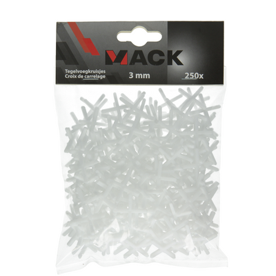 Mack 1004607 - entretoises pour joints de carrelage 3mm 250pcs | 10 pièces