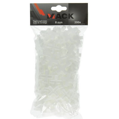 Mack 1004612 - entretoises pour joints de carrelage 8mm 200pcs | 5 pièces