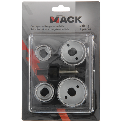 Mack 1004618 - Jeu de scies-cloches 5 pièces pour pierre et carrelage | 3 pièces