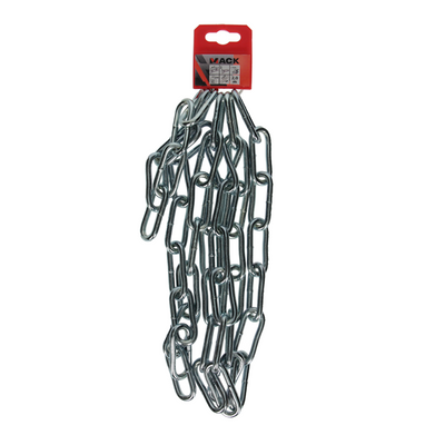 Mack 1005002 - maillon de chaîne long din5685-1ø 6mm l 42mm 2m wwl 160 kg | 5 pièces