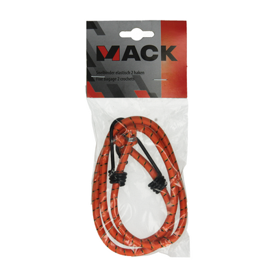 Mack 1006828 - sangle élastique 2 crochets rouge | 5 pièces