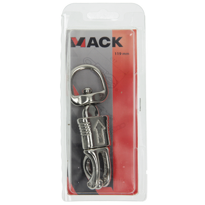Mack 1006857 - 1 crochet anti-panique avec oeil rotatif galvanisé 100mm bl | 5 pièces