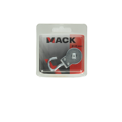 Mack 1006906 - 1 poulie + crochet 25mm | 5 pièces
