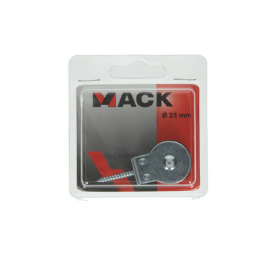 Mack 1006907 - 1 poulie roue nylon + vis 25mm bl | 5 pièces