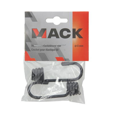 Mack 1006911 - 2 crochets pour corde élastique 8mm | 5 pièces