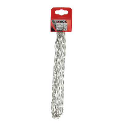 Mack 1006936 - chaîne gourmette nickelée ø 0.7mm l 3mm 2m | 5 pièces