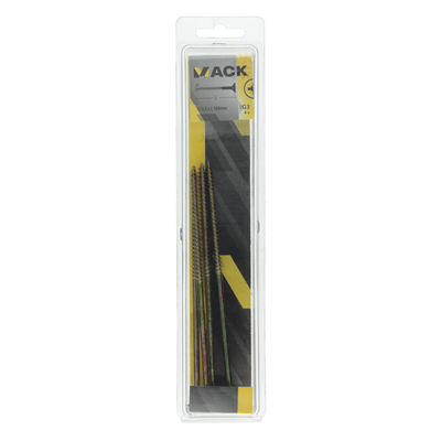 Mack 1006978 - vis pour panneaux d'aggloméré avec tête galvanisée jaune 4pcs 6 x 160mm | 5 pièces