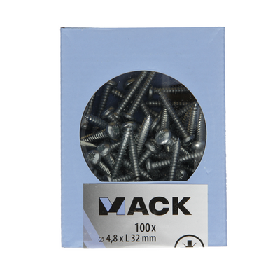 Mack 1007001 - autotaraudeur. vis culasse 100 100 pcs 4,8x32mm | 5 pièces