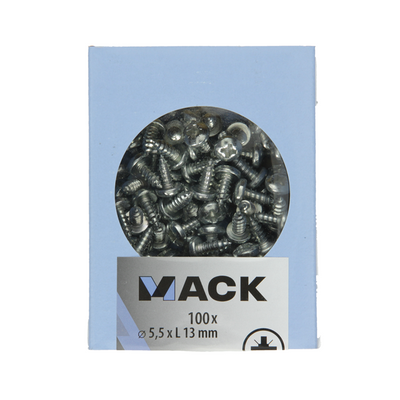 Mack 1007004 - autotaraudeur. vis culasse 100 100 pcs 5,5x13mm | 3 pièces