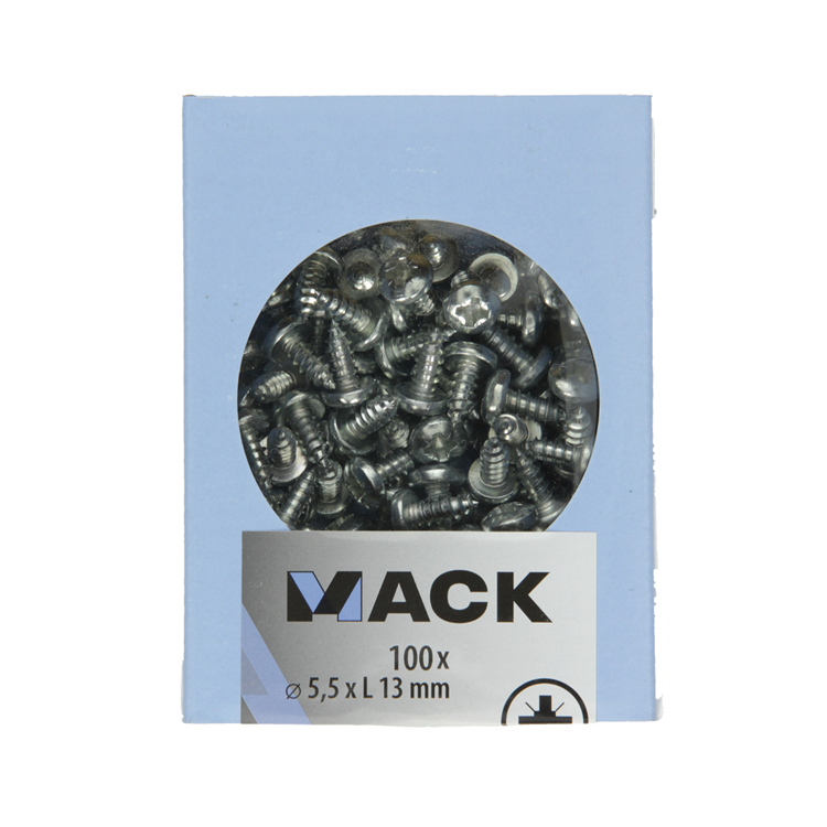 Mack 1007004 - autotaraudeur. vis culasse 100 100 pcs 5,5x13mm | 3 pièces