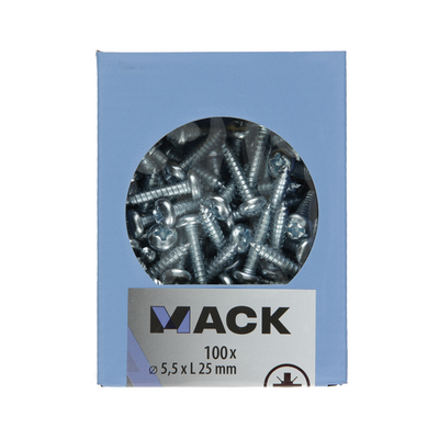 Mack 1007005 - autotaraudeur. vis culasse 100 100 pcs 5,5x25mm | 3 pièces