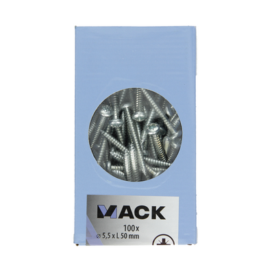 Mack 1007006 - autotaraudeuse. vis culasse 100 100 pcs 5,5x50mm | 3 pièces