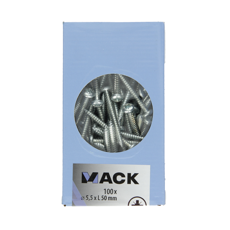 Mack 1007006 - autotaraudeuse. vis culasse 100 100 pcs 5,5x50mm | 3 pièces