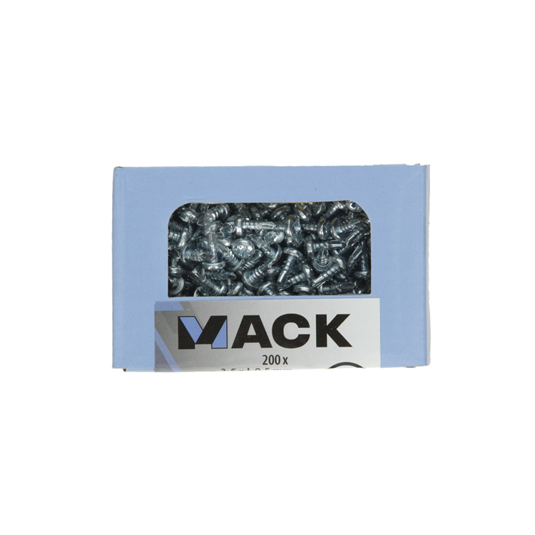 Mack 1007010 - culasse à vis auto-perceuse 200 200 pcs 3,5x9,5mm | 5 pièces