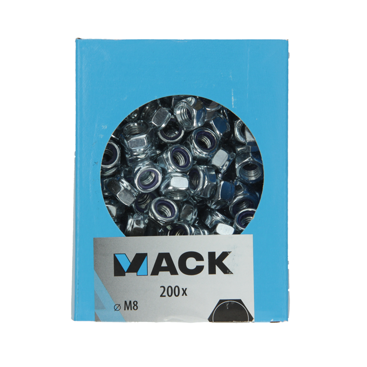 Mack 1007106 - contre-écrous 200 pièces m8 | 5 pièces