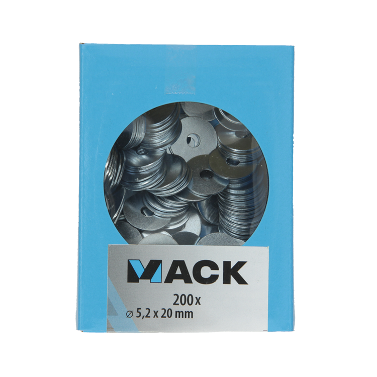 Mack 1007119 - anneaux de corps 200 pièces 5,2 x 20 mm | 5 pièces