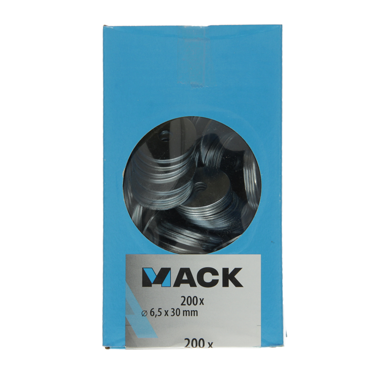 Mack 1007121 - anneaux de corps 200 pièces 6,5 x 30 mm | 3 pièces