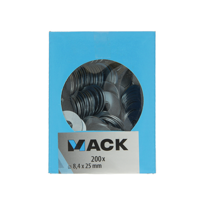 Mack 1007122 - anneaux de corps 200 pièces 8,4 x 25 mm | 5 pièces