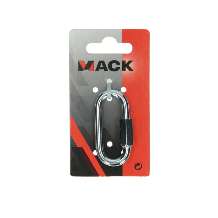 Mack 1008471 - 1 maillon vide + écrou 6mm galvanisé | 10 pièces