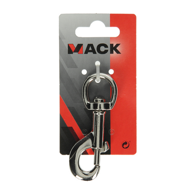 Mack 1008476 - 1 mousqueton 16 x 89mm nickelé | 10 pièces