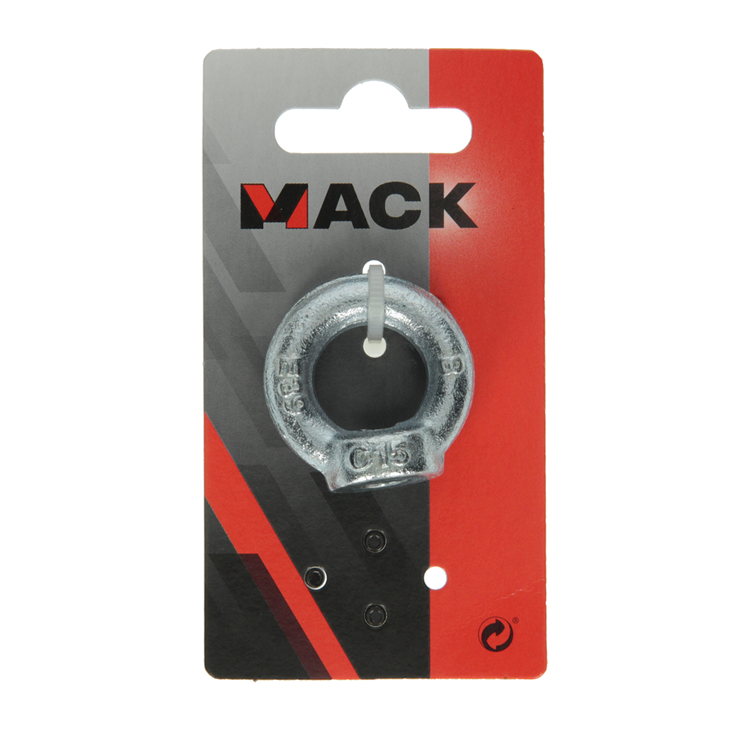 Mack 1008484 - 1 écrou à bague DIN 582 m8 galvanisé | 10 pièces