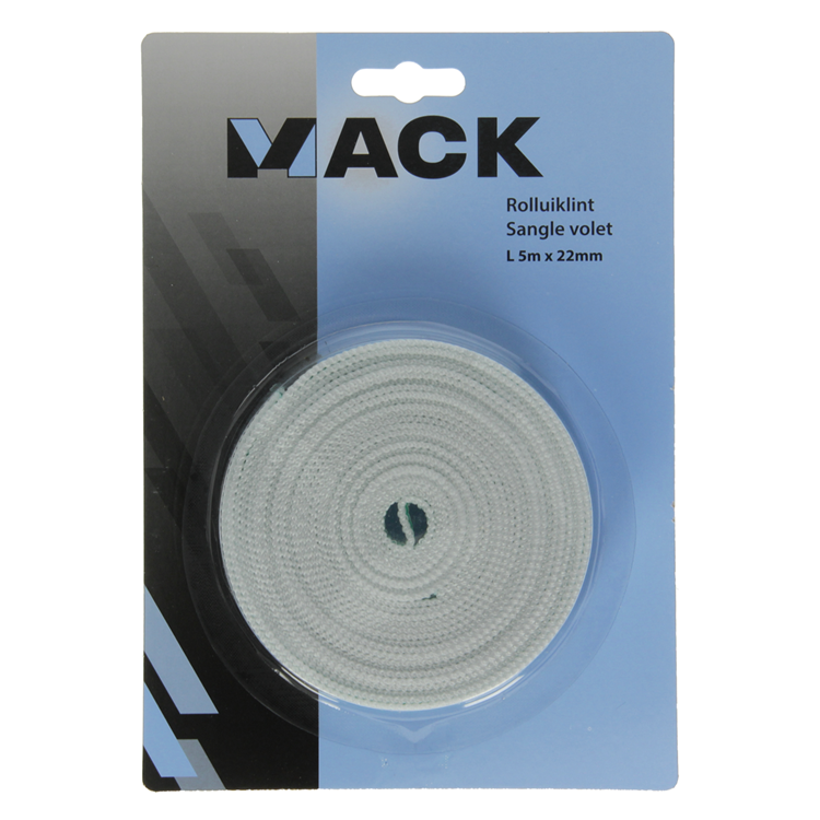 Mack 1010055 - ruban pour volet roulant 5mx22mm | 5 pièces