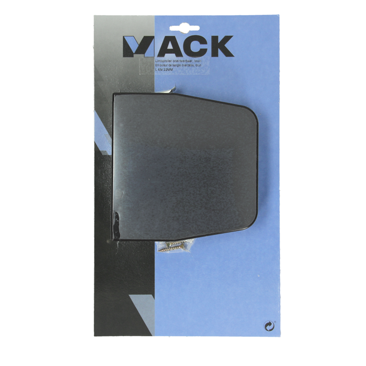 Mack 1010099 - 1 Enrouleur de ruban barre orientable marron 6m 22mm | 5 pièces