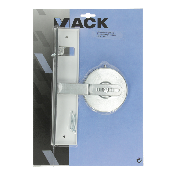 Mack 1010100 - 1 enrouleur de ruban en capuchon modèle 12m 22mm | 5 pièces