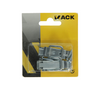 Mack 1013342 - 2 serrures de coffre galvanisées 49x22mm | 5 pièces