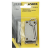 Mack 1015912 - 1 serrure de meuble en saillie nickelée 15mm | 5 pièces