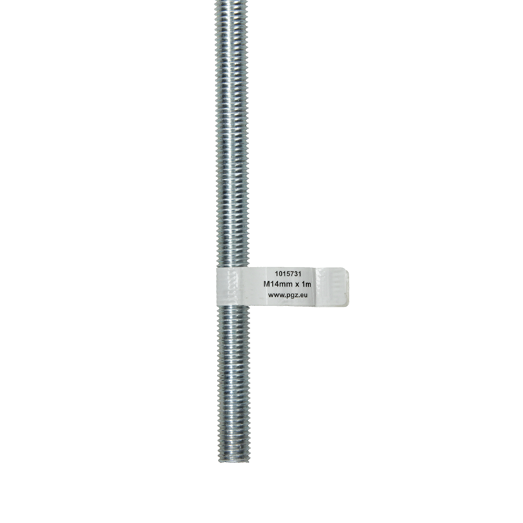 Mack 1015731 - tiges filetées galvanisées din 976 m14x1m | 10 pièces