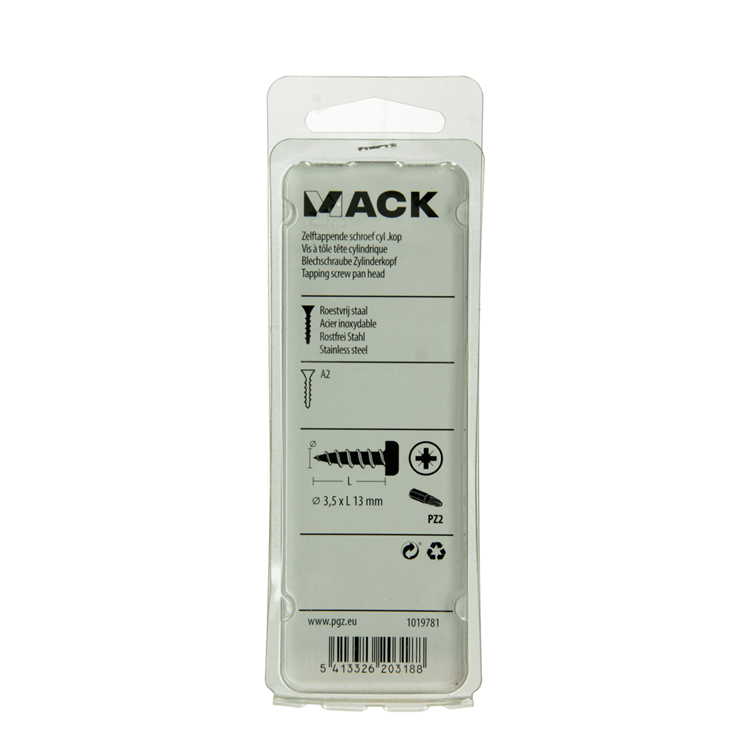 Mack 1019781 - vis autotaraudeuse culasse a2 14 pcs 3,5 x 13 mm | 10 pièces