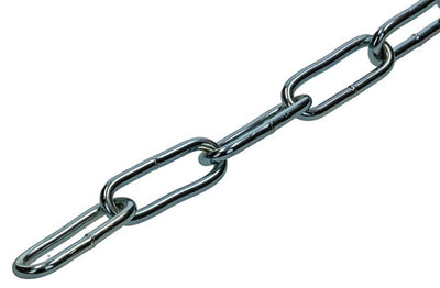 Mack 1004999 - maillon de chaîne long din5685-1ø 3mm l 26mm 2m wwl 40 kg | 5 pièces