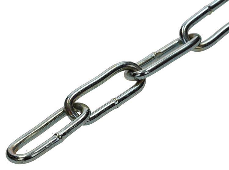Mack 1005000 - maillon de chaîne long din5685-1ø 4mm l 32mm 2m wwl 80 kg | 5 pièces