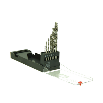 Mack 1011625 - foret à métaux hss g din 338 set 6 pièces 2-8mm | 5 pièces