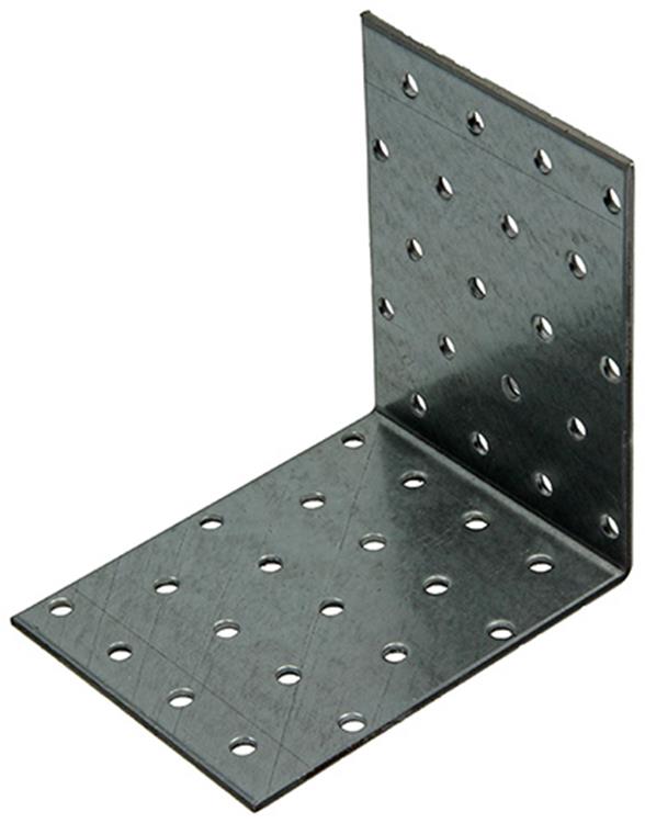 1005191 - équerre de raccordement 100x100x80x2,5mm | 20 pièces