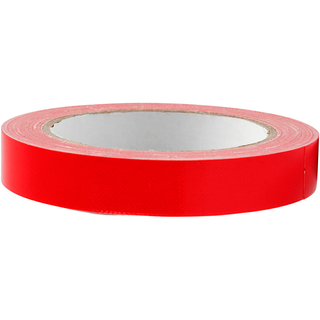 Ruban adhésif Creativ company, l: 19 mm, rouge, 25 m 1 rouleau